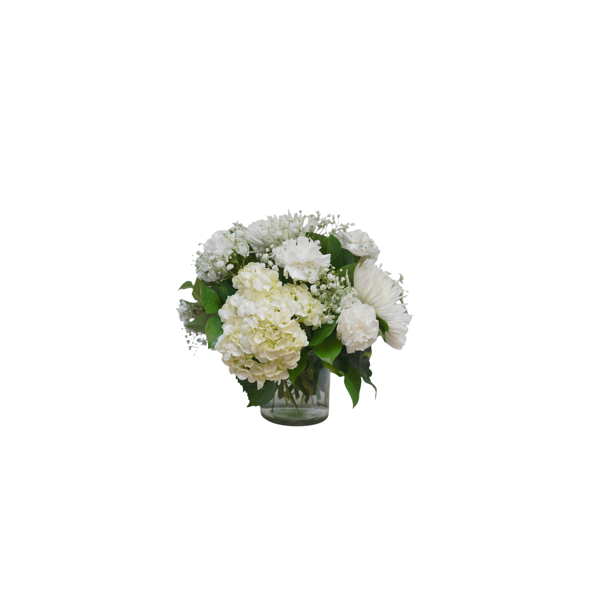 AR-01 Arreglo funeral de claveles, spiders y hortensias
