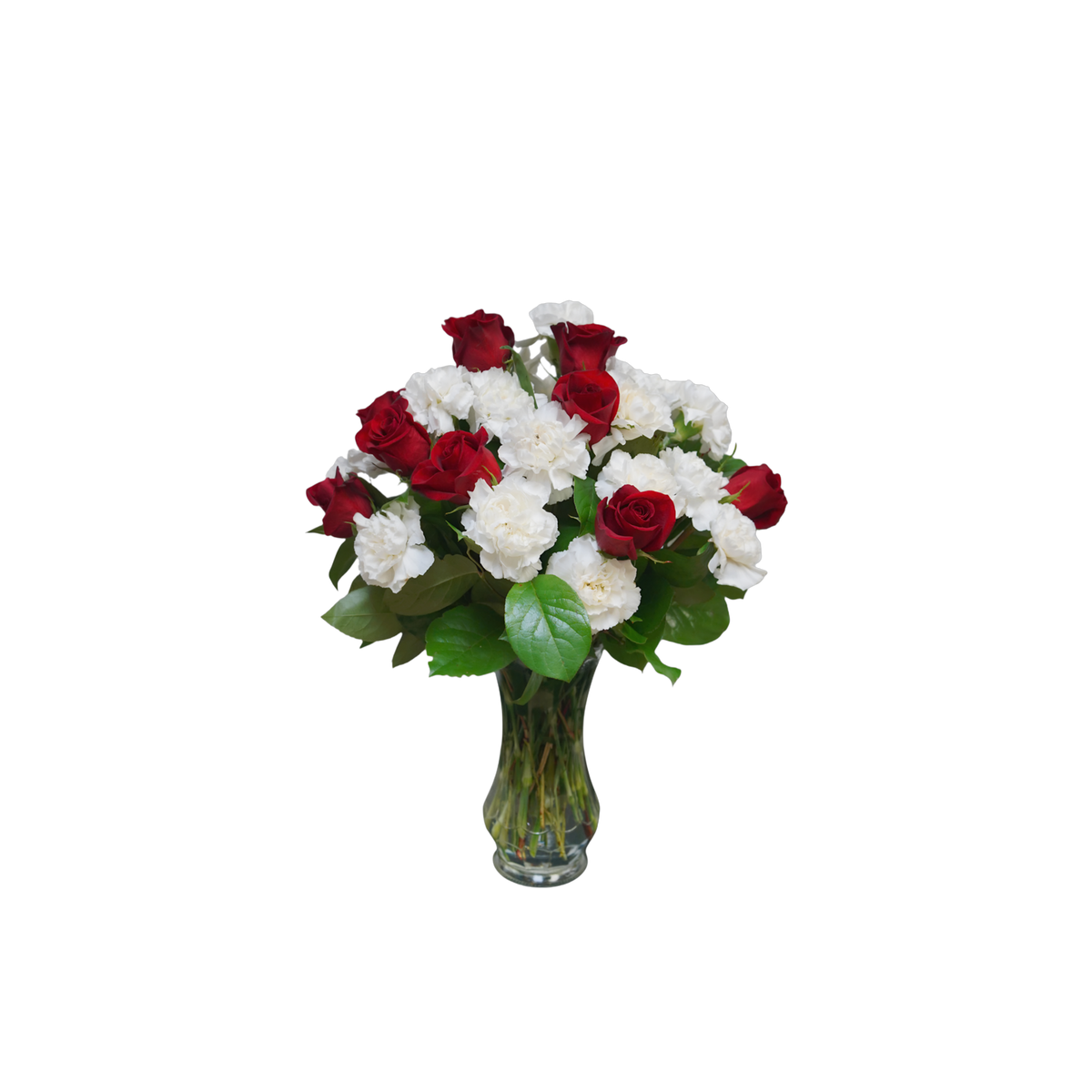 AR-09 Arreglo funeral de rosas y claveles