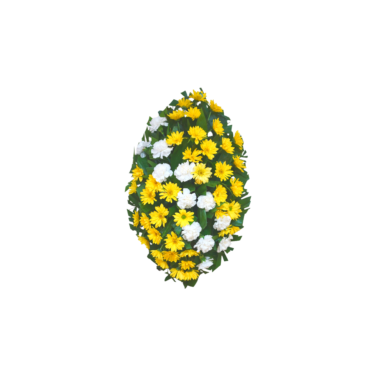 CR-02 Corona de claveles y margaritas
