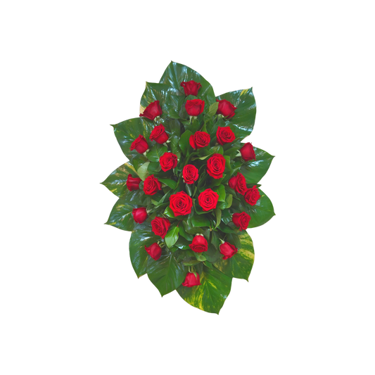 CR-11 Corona de rosas rojas