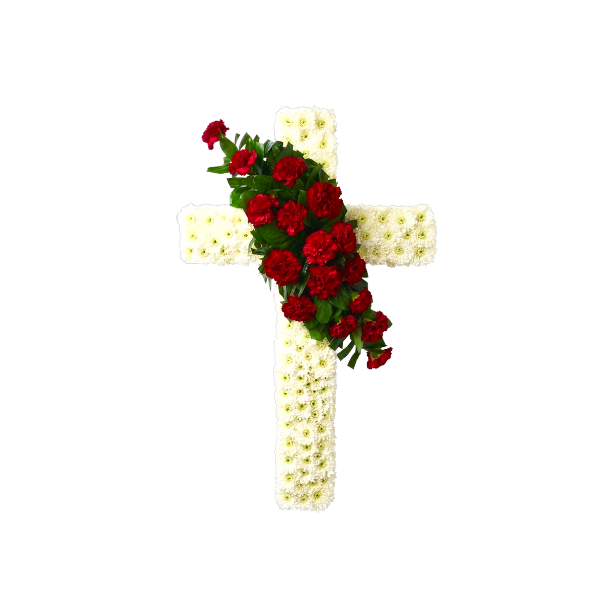 PL-04 Cruz de claveles y pompones