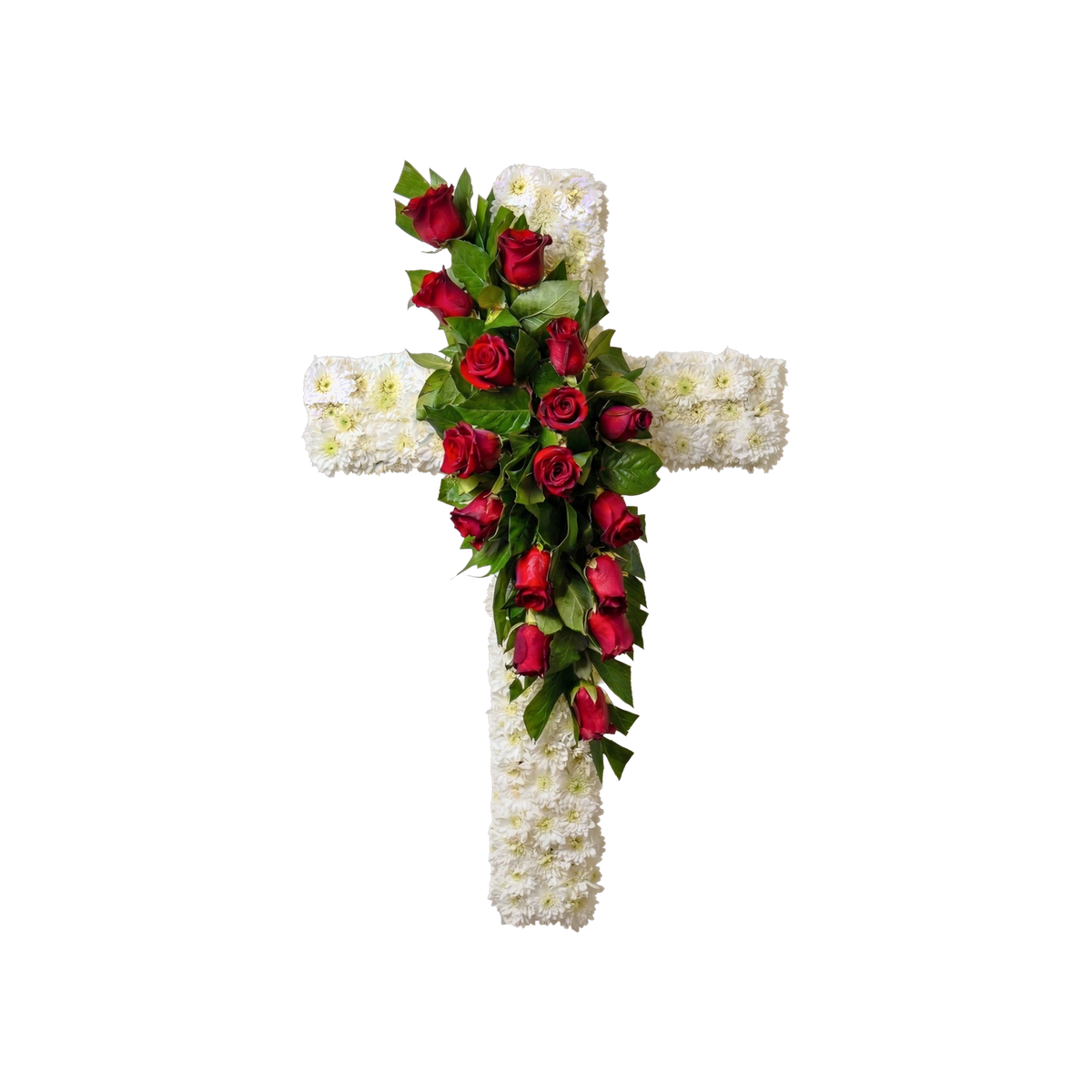 PL-05 Cruz de rosas y pompones