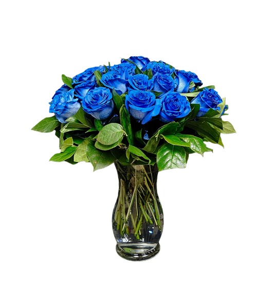 HB-15 Arreglo de rosas azules