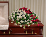 CC-3 Casket cover de rosas y claveles