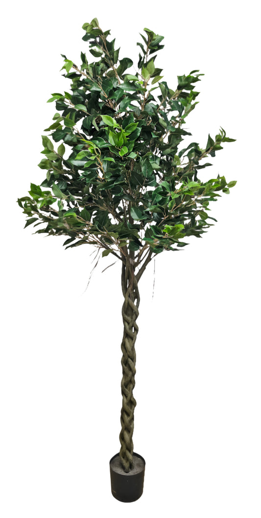 PA-1 Planta artificial: ficus de 7 pies en maceta (1,200 hojas)
