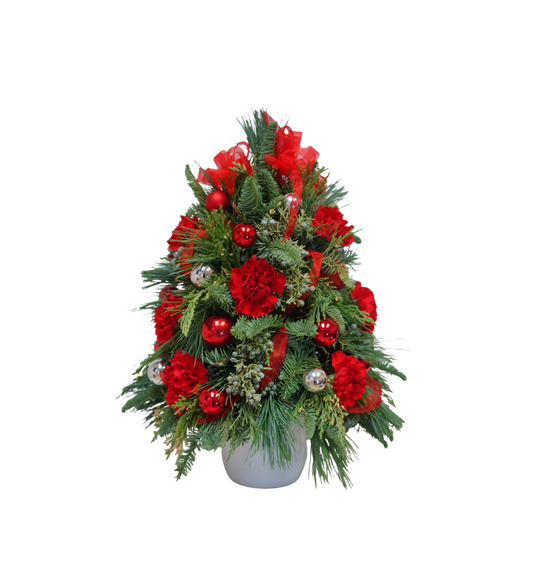 ND-39 Arbolito navideño con claveles